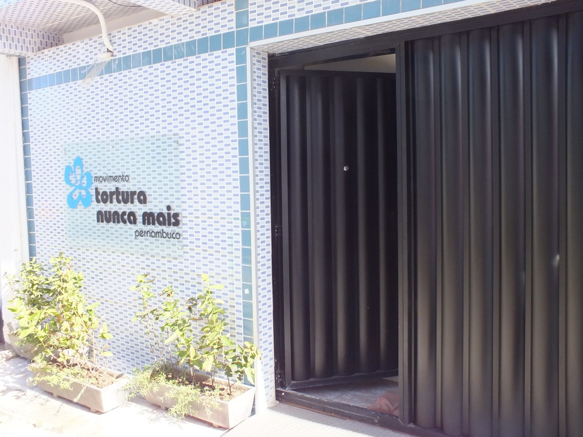 Tortura Nunca Mais: Recife Office, June 2014, entrance